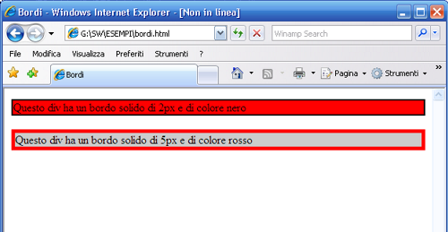 Bordi Html