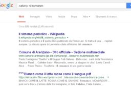 La ricerca in rete: l’operatore + (più)